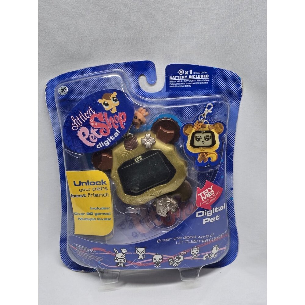 VTG Digital Pet Chipmunk Littlest Pet Shop Digital Hasbro Tiger 2008 Toy- NEW